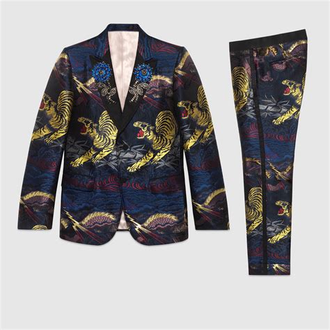 gucci tiger suit|gucci tiger button up.